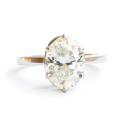 Diamond, Platinum Ring.