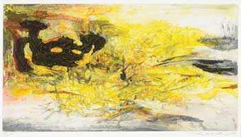 ZAO WOU-KI (Chinese born/French 1920-2013) Untitled 